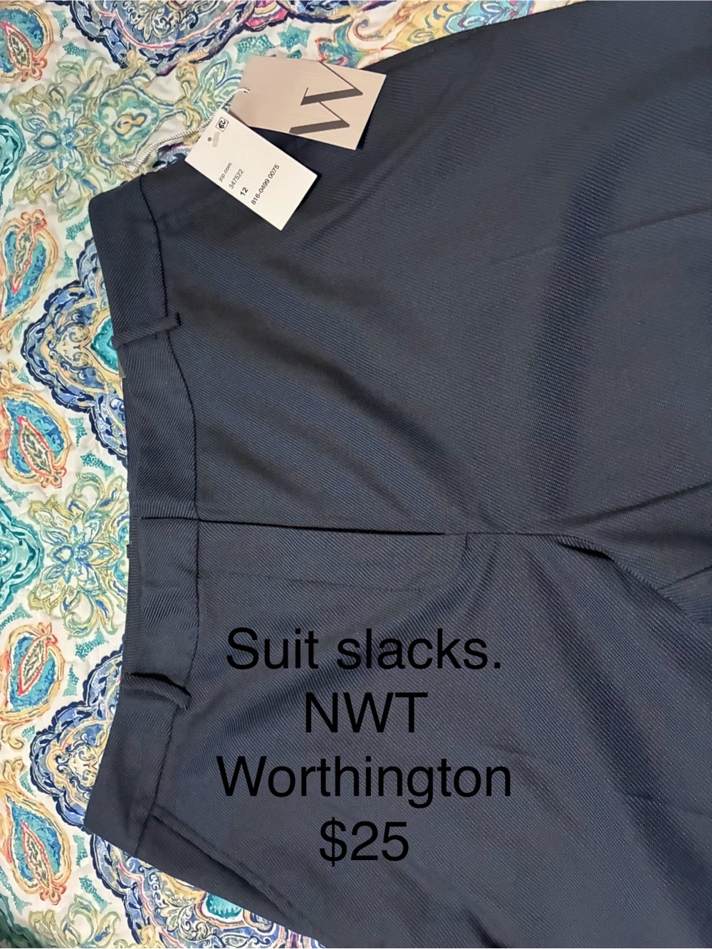Alfani Dark Navy Dress Pants